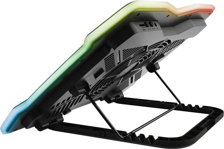 Produktbild Trust GXT 1126 AURA Multicolour-Illuminated Laptop Cooling Stand