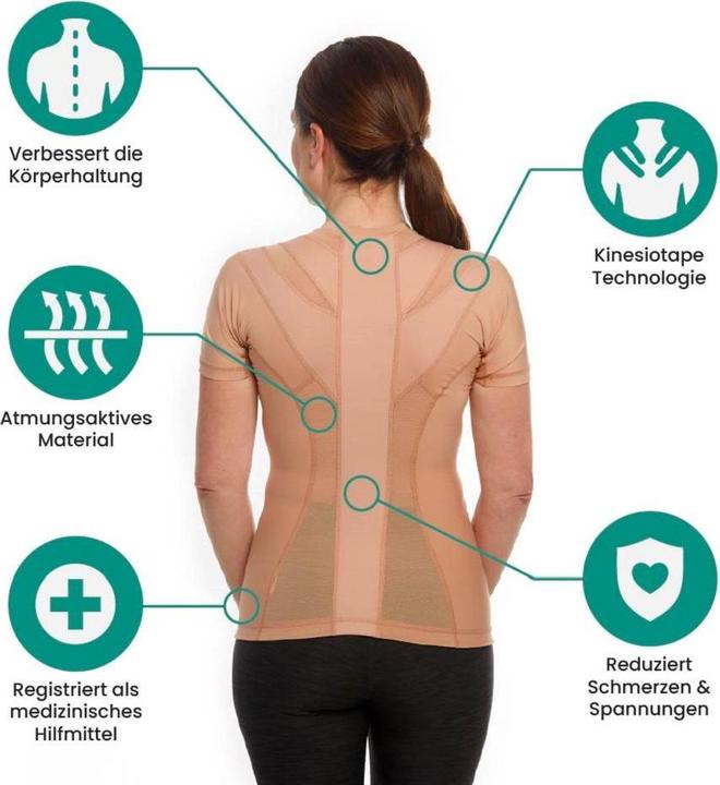 Actual product image Anodyne Posture Shirt 2.0 Ladies white XS (XS)