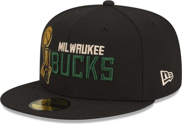 Actual product image New Era 59Fifty Cap - NBA CHAMPIONS Milwaukee Bucks - 7 1/4 (7 1/4)