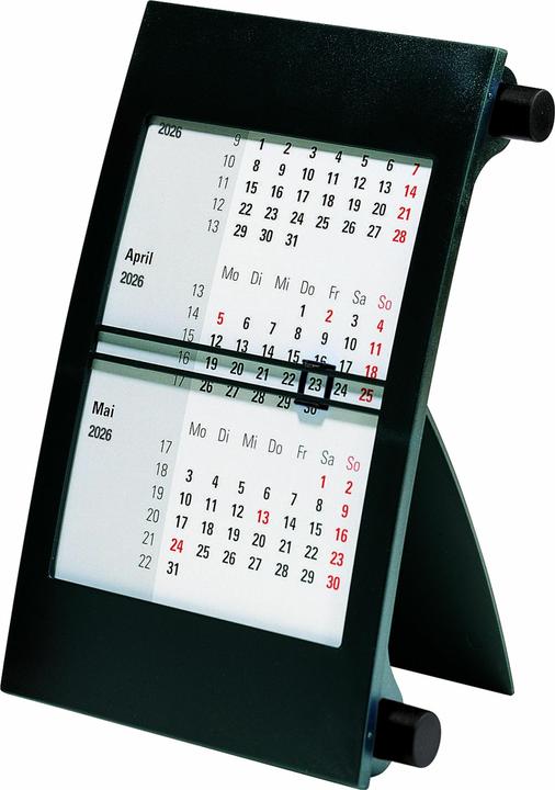 Image du produit Rido 3-Monats-Kalender Tisch 2026 schwarz (Allemand)