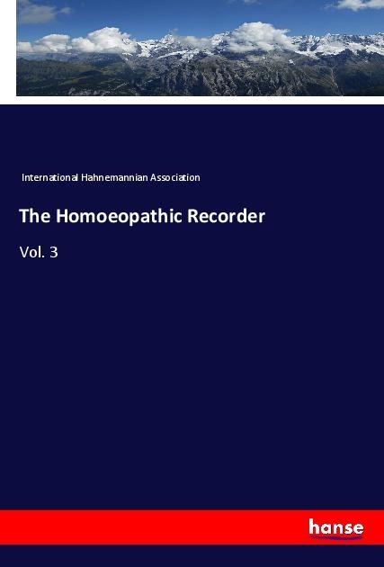 Immagine prodotto The Homoeopathic Recorder (Tedesco, 2019)