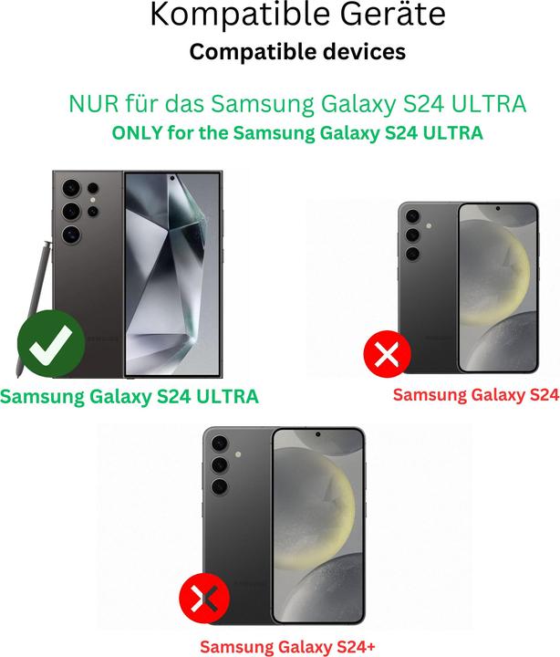 Image du produit Dipos Film de Protection d’écran 4-Way Privacy (1 pièce(s), Samsung Galaxy S24 Ultra)