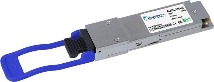 Actual product image BlueOptics Extreme Networks 100G-LR4-QSFP10KM Compatible QSFP28 BO28L13610D