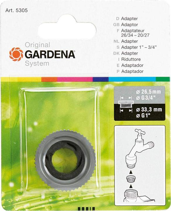 Produktbild Gardena System 5305-20 (Geräteadapter, Hahnanschluss, 26.50 mm)