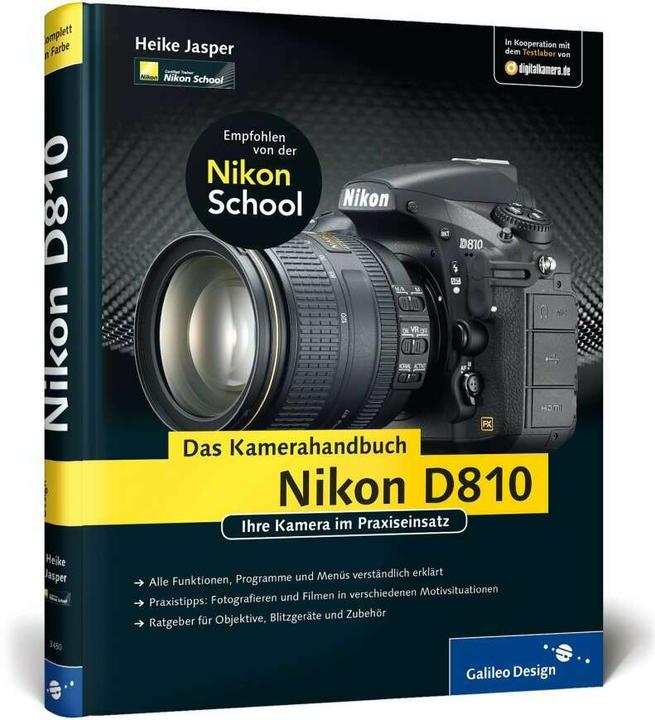 Actual product image Nikon D810 - Das Kamerahandbuch (German, Heike Jasper, 2014)