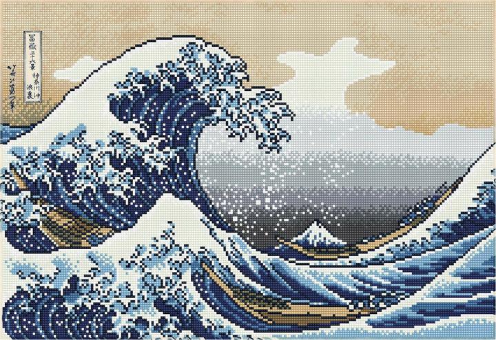 Actual product image Diamond Dotz The big wave off Kanagawa