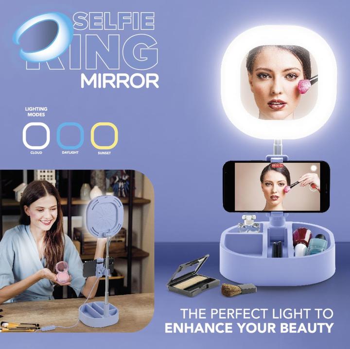 Immagine prodotto Cellularline Selfie Ring Mirror - Universale