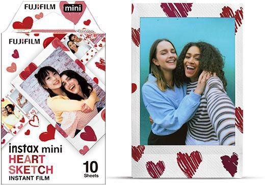 Produktbild Fujifilm Instax Mini Heart Sketch (Instax Mini 11, Instax Mini Evo, Instax Mini 90, Instax mini 12)