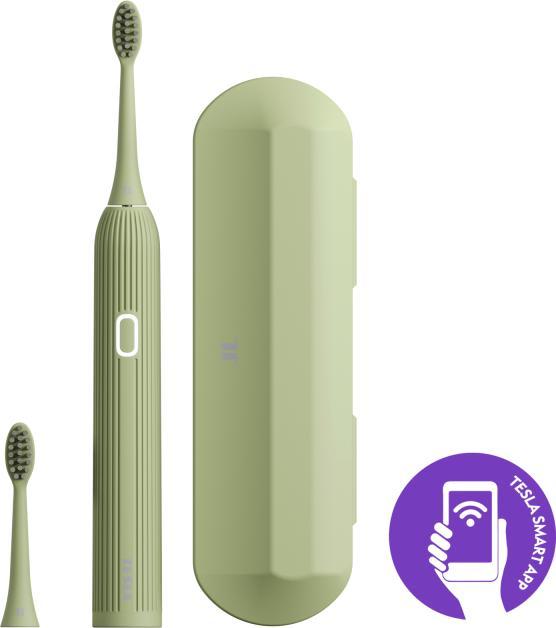 Actual product image Tesla Soniczna Szczoteczka Do Zębów Deluxe Zielona (Sonic toothbrush)