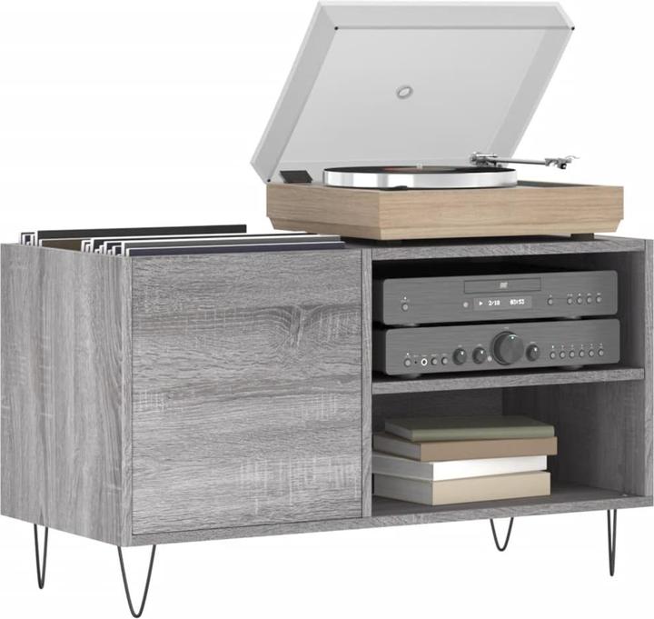 Produktbild VidaXL Plattenschrank Grau Sonoma 85x38x48 cm Holzwerkstoff