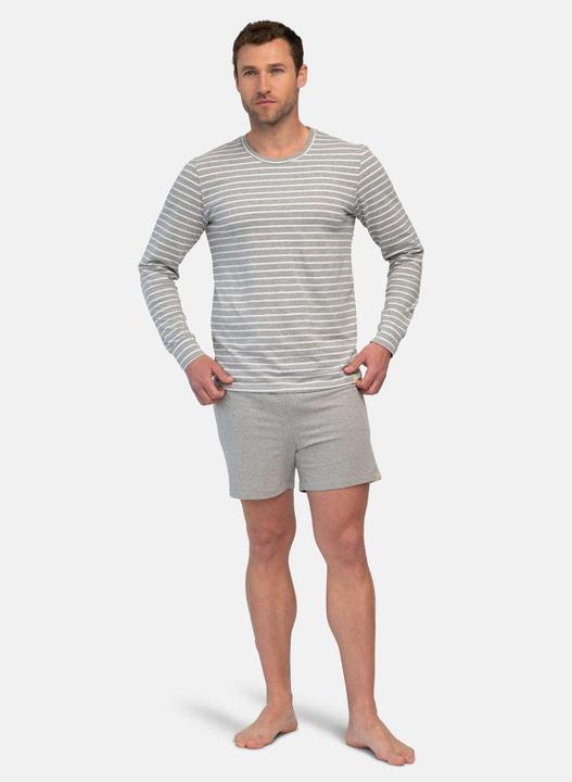 Produktbild greenjama Herren Langarm-Shirt Ringel (XXL)