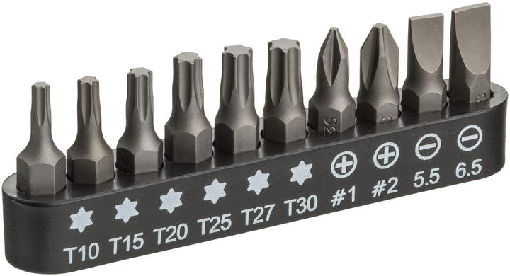 Actual product image Vigor Screwdriver Set Flexible Extra Long (T-section, External hexagon, Cross recess)