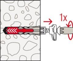 Immagine prodotto Fischer EasyHook Angle 6 DuoPower (25 pz.)