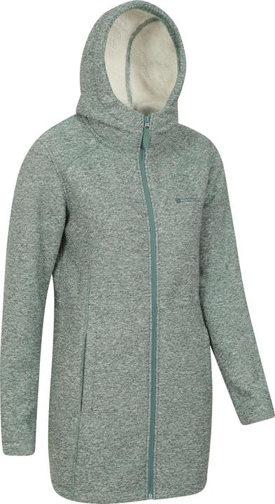 Actual product image Mountain Warehouse Womens/Ladies Mallaig Longline Fleece Jacket (36 D)