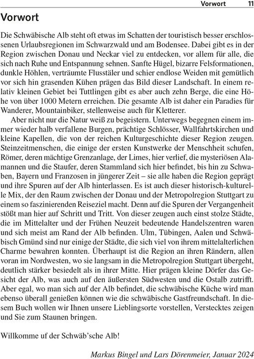Nutritional values and ingredients Reiseführer Schwäbische Alb (German, Marcus Bingel, Lars Dörenmeier, 2024)