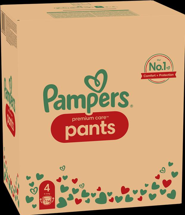 Immagine prodotto Pampers Premium Care (Dimensione 4, Pacco mensile, 114 Pezzo/i)