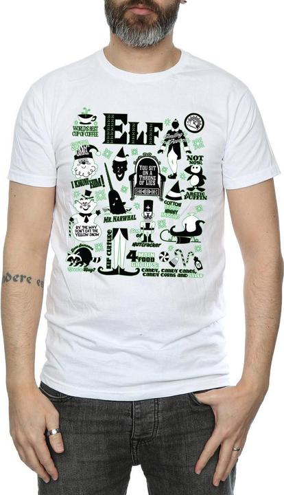 Produktbild Elf Infographic Poster TShirt (3XL)