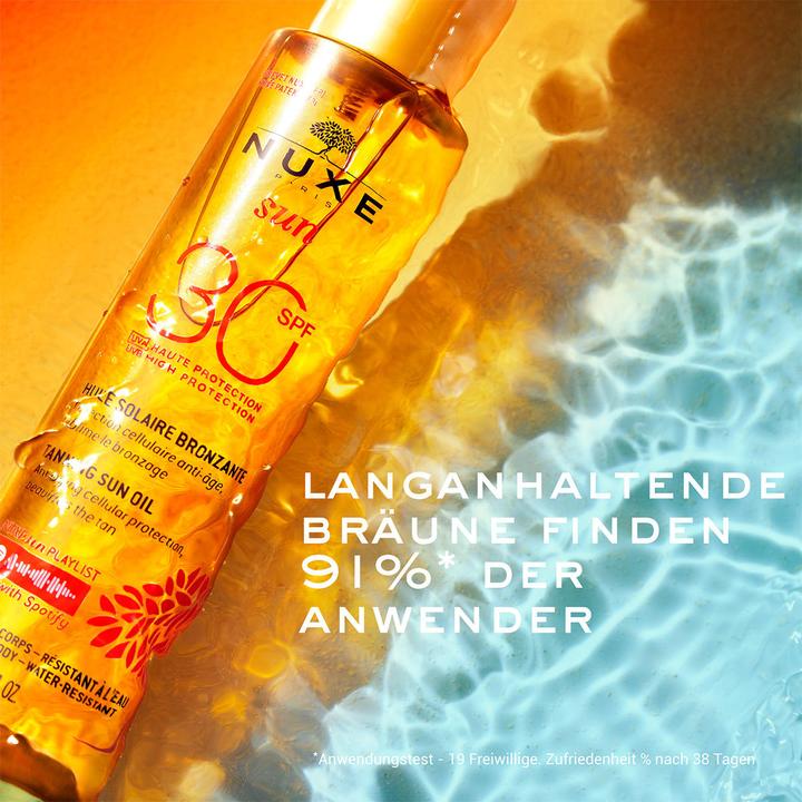 Productafbeelding Nuxe Zonnebrand Huile Solaire Brozante 30 SPF (Zonnebrandolie, SPF 30, 150 ml, 291 g)