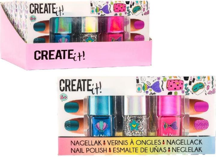 Actual product image Create It! Nagellak Glitter, 3pcs.