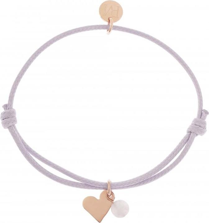 Produktbild Proud MaMa Armband Mea, Violet/ Rosenquarz (Nickel- und bleifrei)