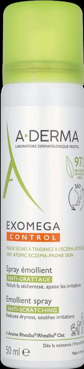 Produktbild A-Derma Exomega Control Emollient Soothing Spray For Dry And Atopic Skin 50Ml (50 ml)