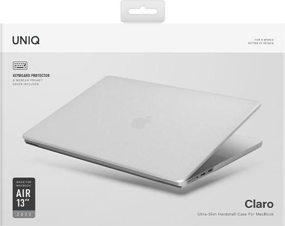 Produktbild Uniq etui Claro MacBook Air 13 2022 przezroczystydove matte clear (13", Apple)
