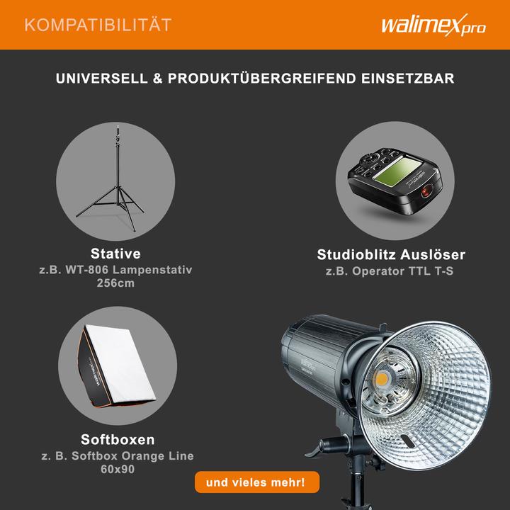 Image du produit Walimex pro Flash de studio Campaigner 600 HS (600 W, Tête de flash)
