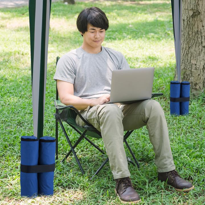 Actual product image Relaxdays pavilion sandbags (1.50 cm, 42 cm)