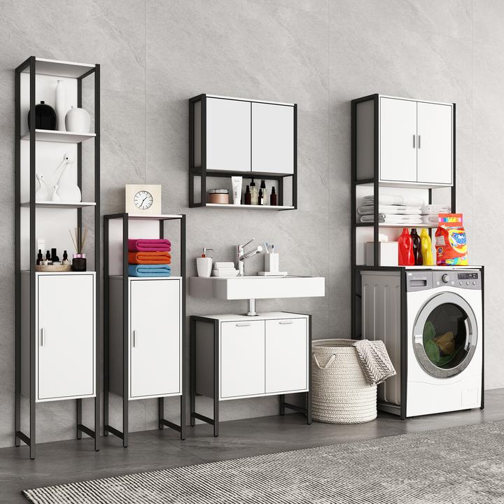 Produktbild VCM Waschmaschine Überbau Schrank Edino