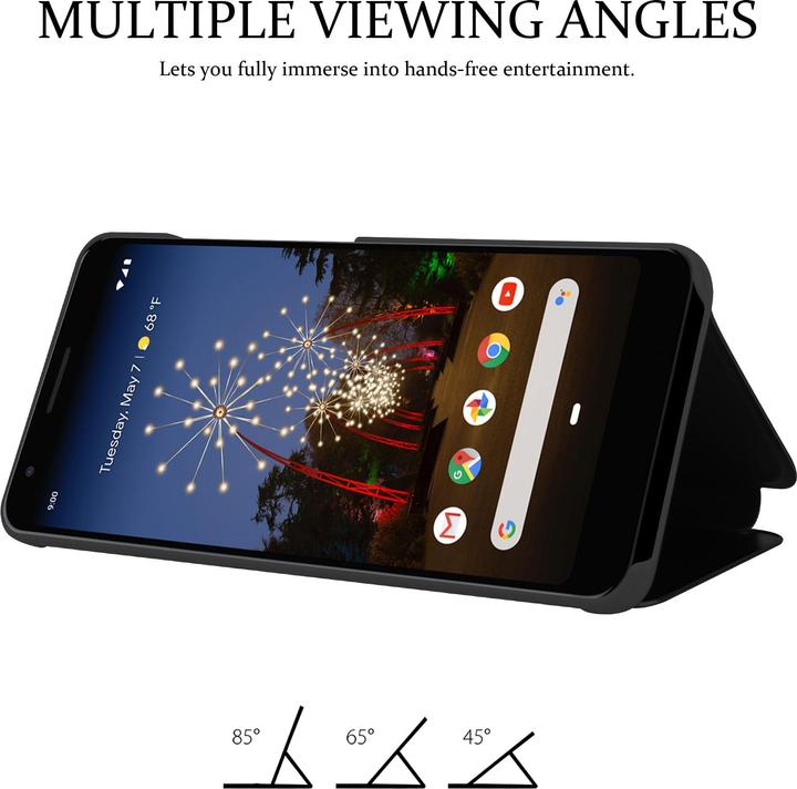 Productafbeelding Cadorabo Boek Smart View Spiegelhoes (Google Pixel 3a XL)