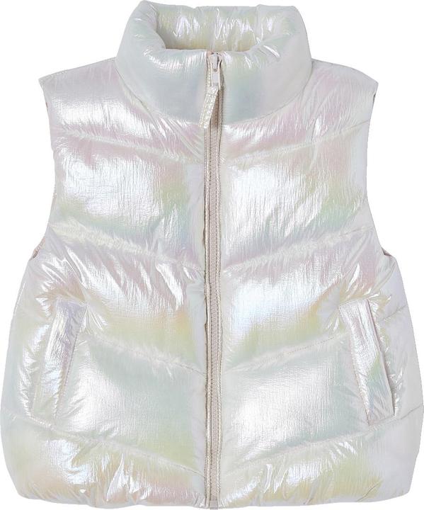 Vertbaudet Mädchen Steppweste mit Glanzeffekt, Recycling-Polyester