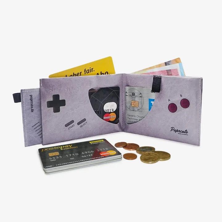 Actual product image Paprcuts RFID Wallet Pro 2.0 Game Boy