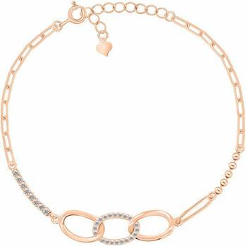 Immagine prodotto Brilio Argento - Bracciale da donna placcato oro con zirconi chiari BRC159W