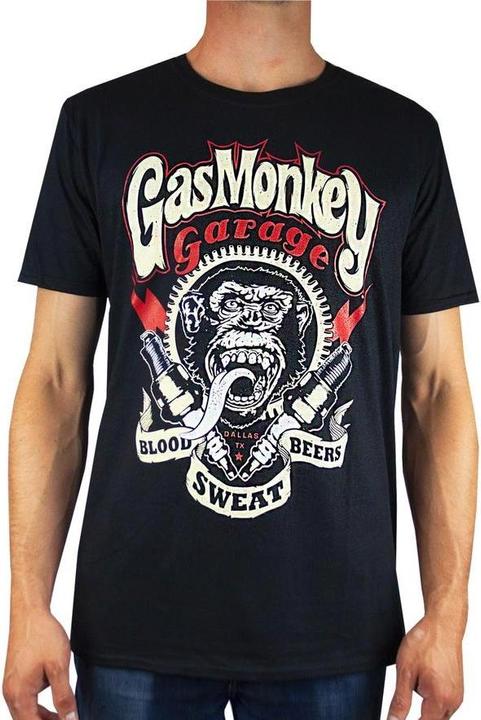 Immagine prodotto Gas Monkey Garage Tshirt Blood Sweat And Beers (S)