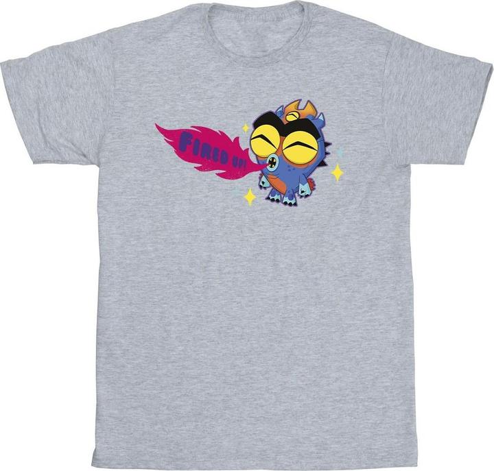 Actual product image Disney Mens Big Hero 6 Baymax Fred Fired Up T-Shirt (L)