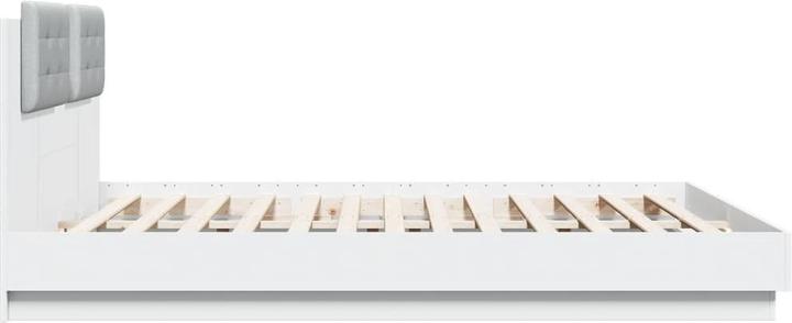 Image du produit VidaXL Cadre de lit avec tête de lit et lampes LED (180 x 200 cm)