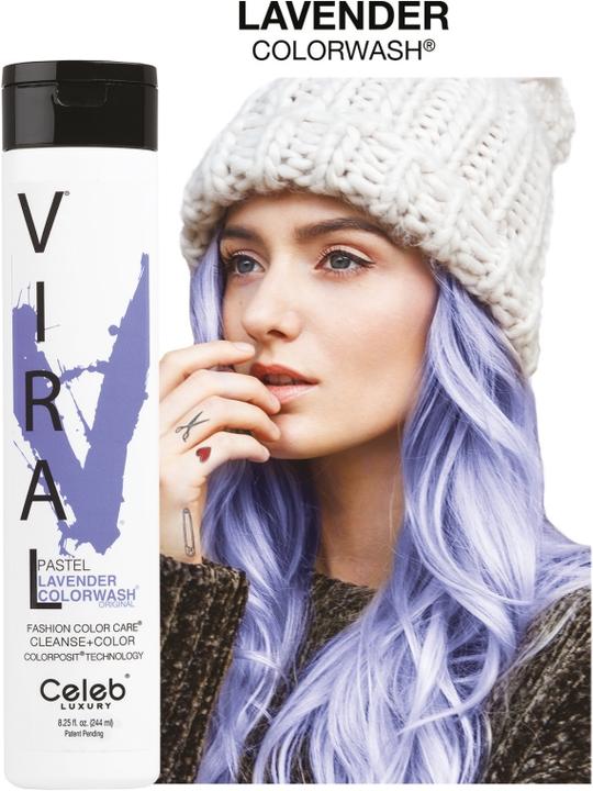 Actual product image Celeb Luxury Viral Colorwash Pastel Lavender (245 ml)