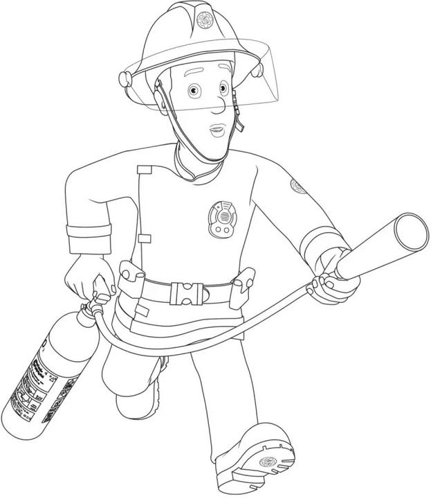 Image du produit Sam le pompier : Livre de coloriage avec autocollants de fenêtre
