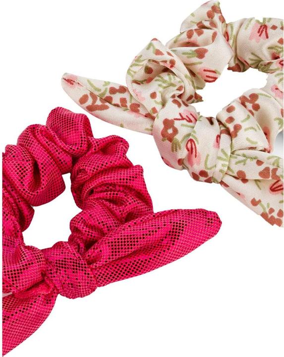Image du produit Trisa Scrunchie avec dragonne pour enfants, rouge & beige-fuchsia
