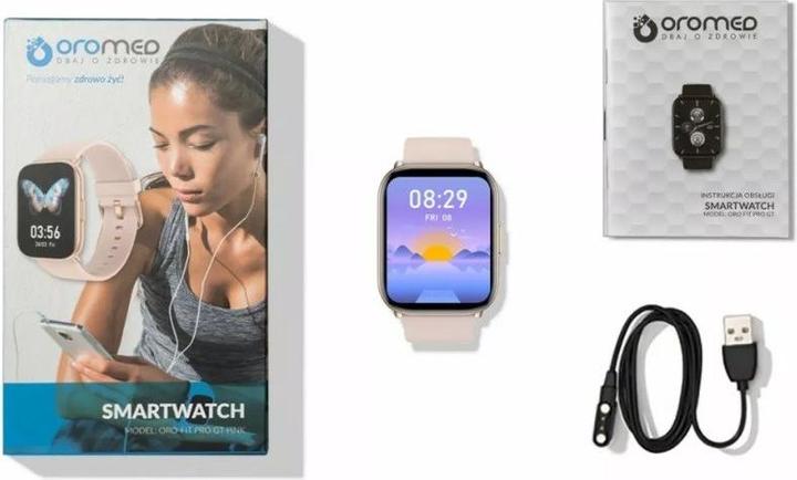 Image du produit Oromed Smartwatch Oro Fit Pro Gt Rose (46 mm)
