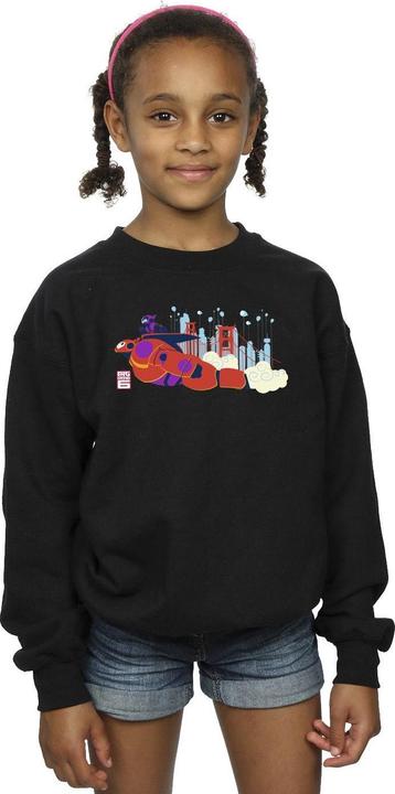 Actual product image Disney Girls Big Hero 6 Baymax Hiro Bridge Sweatshirt (152, 158)