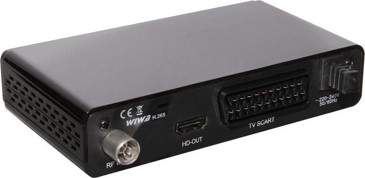 Produktbild Wiwa Esperanza EV104 TV set-top box Cable Black - H.265 - DVB-T (DVB-T, DVB-T2)