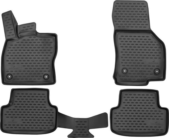 Produktbild Walser Gummimatten XTR für Seat Leon 09/2012-Heute, Seat Leon ST (5F8) 2012-2020 (2 Vordermatten + 2 Rückmatten)