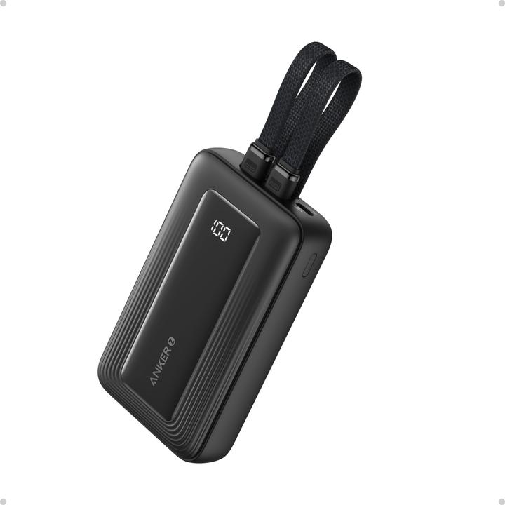 Produktbild Anker - Power Bank (10K, 30W, Built-In USB-C Lightning Cable) B2C - UN Black (10000 mAh, 30 W)