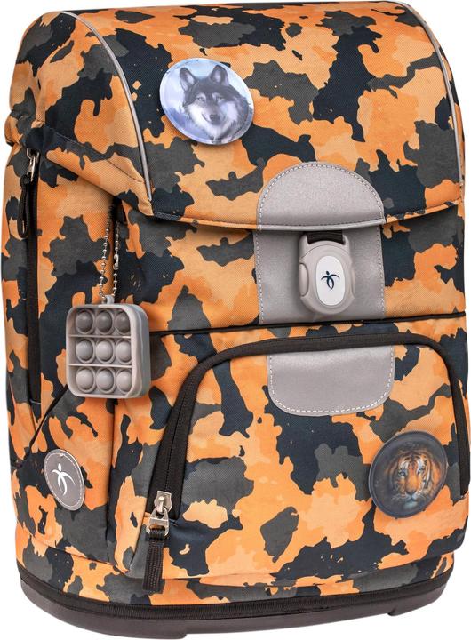 Immagine prodotto Belmil Motion ergonomisches Schulranzenset 5tlg. "Orange Camouflag (19 l)