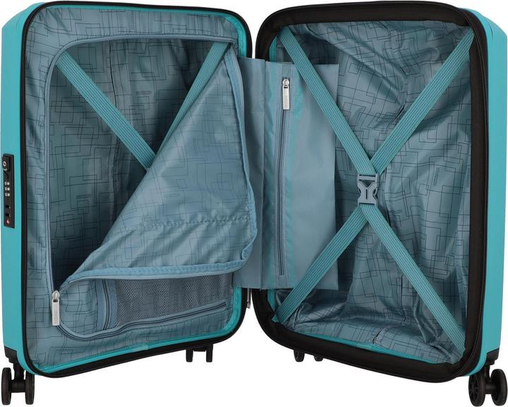 Produktbild American Tourister Reisekoffer Aerostep 36 L, Turquoise Tonic (36 l, Handgepäck (bis 50l))