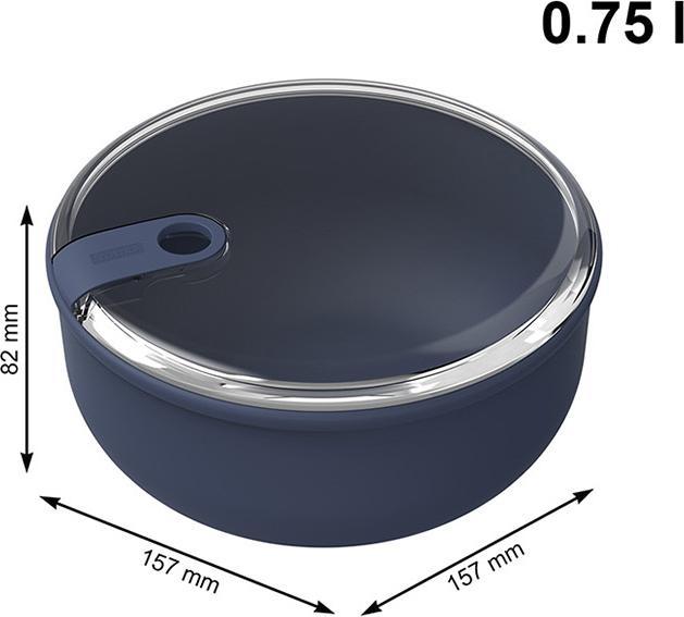 Immagine prodotto Rotho Barattolo per alimenti rotondo da 0,75 l ELA (0.75 l)