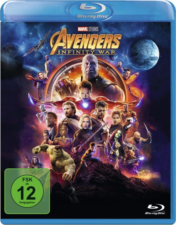 Avengers : Infinity War (Blu-ray, 2018, Allemand)