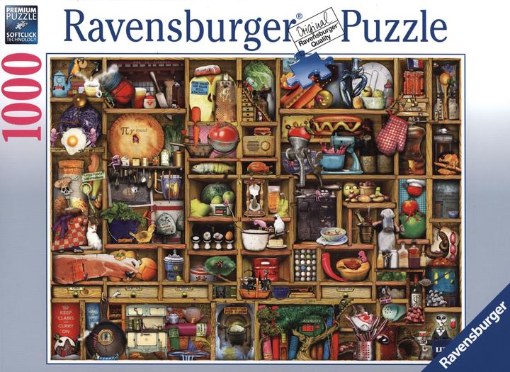 Ravensburger Curious kitchen shelf (1000 pieces)