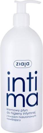 Actual product image Ziaja Intima płyn kremowy do higieny intymnej z kwasem hialucynowym nawilżający 500ml (500 ml, Intimate washing lotion)